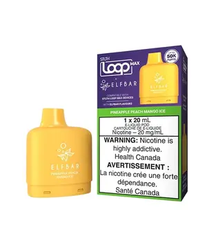 Pineapple Peach Mango Ice STLTH Loop Max 50k Disposable Vape Pod
