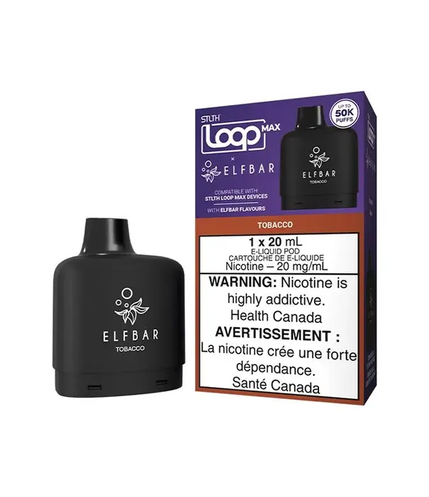 STLTH Tobacco STLTH Loop Max Elfbar 50k Disposable Vape Pod