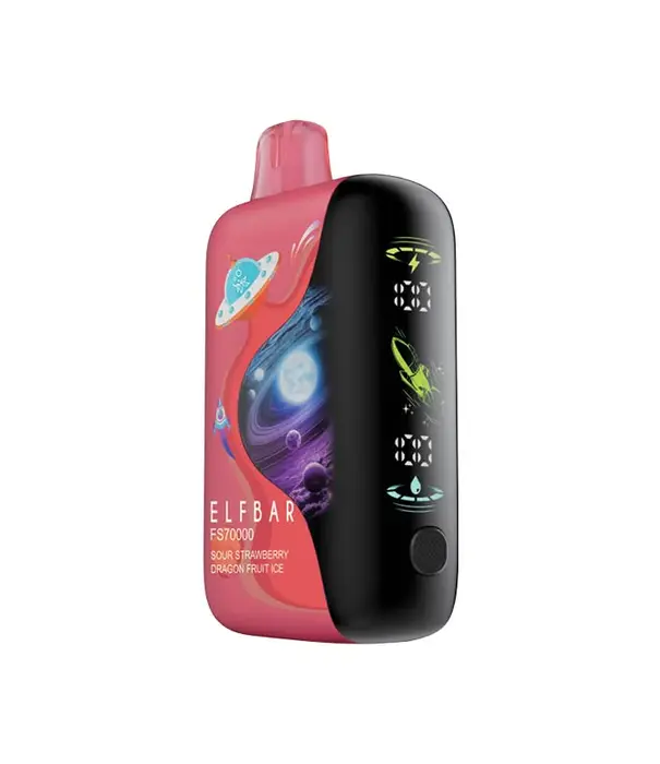 Elf Bar Sour Strawberry Dragon Fruit Ice Elfbar FS70000 Rechargeable Disposable