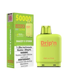 Snazzy S Storm Drip’N Level X G2 Ultra 50k Disposable Vape Pod