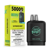 Extreme Mint Ice Flavour Beast Level X G2 Ultra 50k Disposable Vape Pod