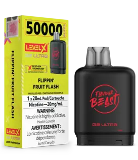 Flippin Fruit Flash Flavour Beast Level X G2 Ultra 50k Disposable Vape Pod