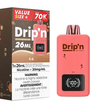 R.B. Drip’N by Envi 26ml 70k Rechargeable Disposable