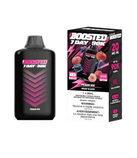 Peach Ice Boosted 7 Day 90k Rechargeable Disposable