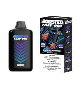 Blueberry Raspberry Boosted 7 Day 90k Recharegable Disposable