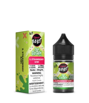 S. Strawberry Kiwi 20mg Flavour Beast Sour Gushin 30ml Nic Salt E-liquid