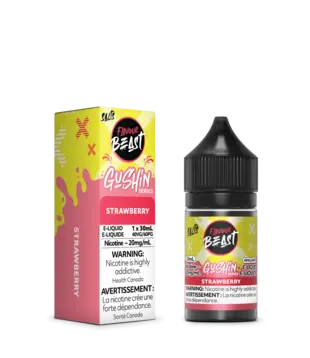 Strawberry 20mg Flavour Beast Gushin 30ml Nic Salt E-liquid
