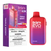 Triple Berry Drip’N EVO by Envi 63k Rechargeable Disposable