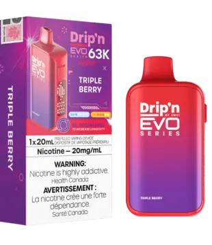 Triple Berry Drip’N EVO by Envi 63k Rechargeable Disposable