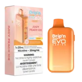 Juicy Peach Ice Drip’N EVO by Envi 63k Rechargeable Disposable