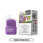 Raspberry Grape Lemon Rocky Vapor OxBar Mini 1200 Disposable