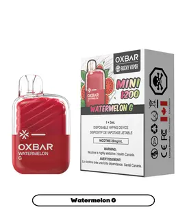 Watermelon G Rocky Vapor OxBar Mini 1200 Disposable