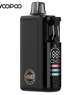 Black Leather Vopoo Vrizz  2  Open Pod Device (CRC)