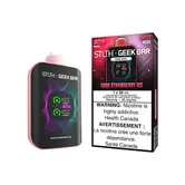 Sour Strawberry Ice STLTH X Geekbar 80k Rechargeable Disposable