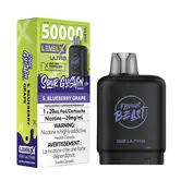 S Blueberry Grape Flavour Beast Sour Gushin Level X G2 Ultra 50k Disposable Vape Pod