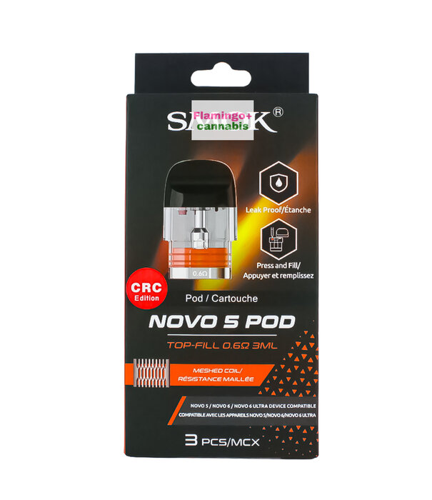 Novo 5 Pod 0.8/0.4 ohm Mesh 3ml (10-40 w)