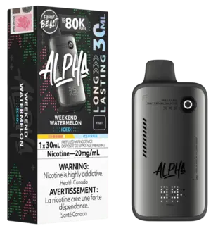Weekend Watermelon Ice Flavour Beast Alpha 80k Rechargeable Disposable