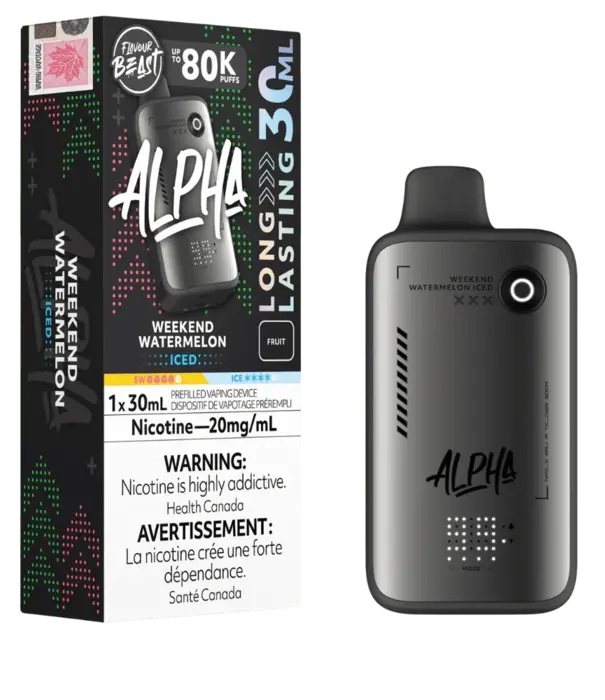Flavour Beast Weekend Watermelon Ice Flavour Beast Alpha 80k Rechargeable Disposable
