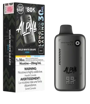Wild White Grape Ice Flavour Beast Alpha 80k Rechargeable Disposable