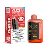 White Peach KO Ice Kraze Mega X 48k Rechargeable Disposable
