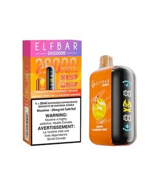 Pineapple Passionfruit Orange Elf Bar GH20000 Rechargeable Disposable
