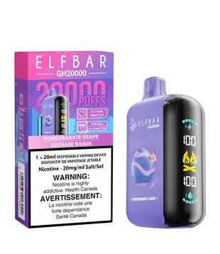 Pomegranate Grape Elf Bar GH20000 Rechargeable Disposable