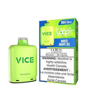 White Grape Ice STLTH Loop Max Vice 80k Disposable Vape Pod