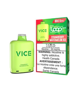 Strawberry Watermelon Ice STLTH Loop Max Vice 80k Disposable Vape Pod