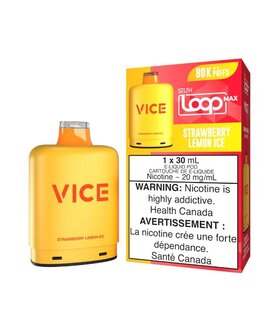 Strawberry Lemon Ice STLTH Loop Max Vice 80k Disposable Vape Pod