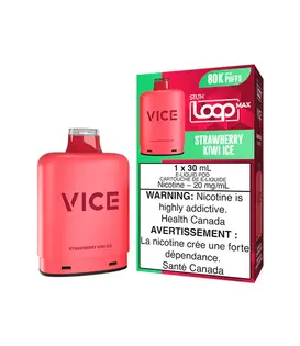 Strawberry Kiwi Ice STLTH Loop Max Vice 80k Disposable Vape Pod