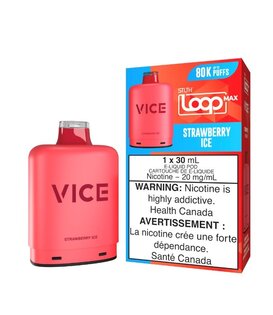 Strawberry Ice STLTH Loop Max Vice 80k Disposable Vape Pod