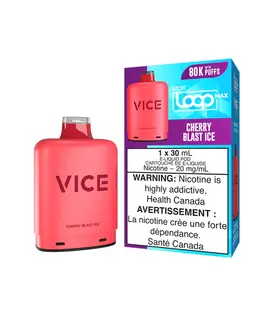 Cherry Blast Ice STLTH Loop Max Vice 80k Disposable Vape Pod