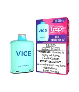 Blue Raspberry Ice STLTH Loop Max Vice 80k Disposable Vape Pod