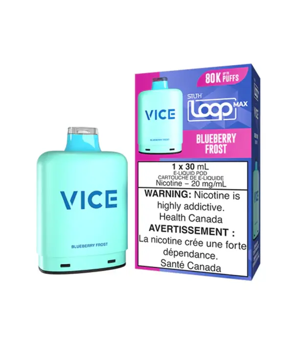 STLTH Blueberry Frost STLTH Loop Max Vice 80k Disposable Vape Pod