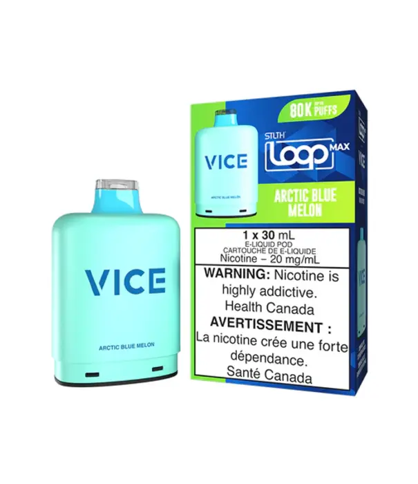STLTH Arctic Blue Melon STLTH Loop Max Vice 80k Disposable Vape Pod