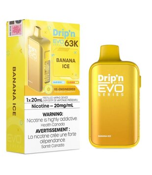 Banana Ice Drip’N EVO by Envi 63k Rechargeable Disposable