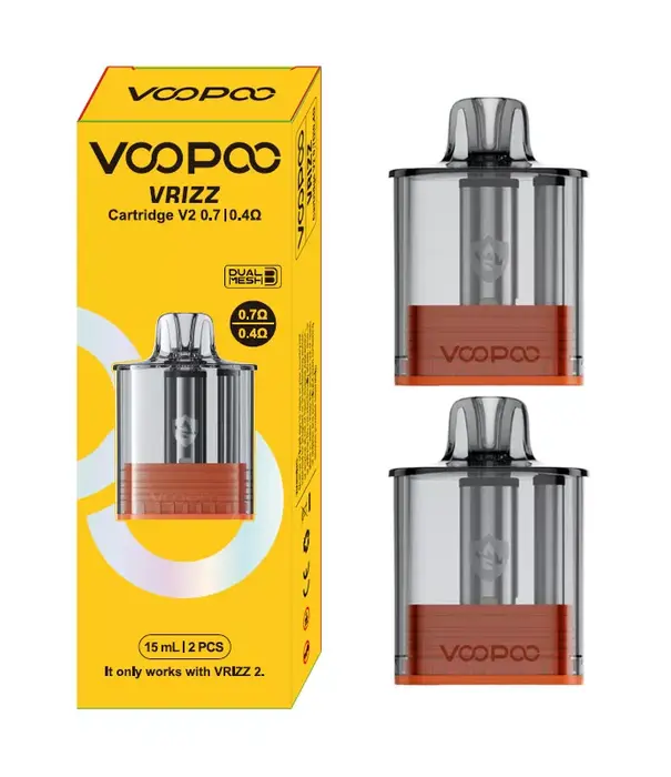 Voopoo Vrizz V2  Dual Core 15ml (0.7/0.4) 2pk