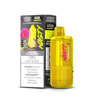 Mango Ice Vpod Versa X by Nasty 40k Disposable Vape Pod
