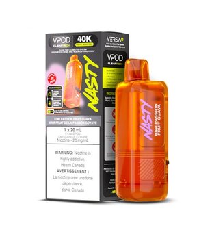 Kiwi Passionfruit Guava Vpod Versa X  by Nasty 40k Disposable Vape Pod