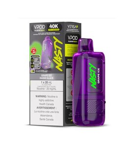 Grape Ice Vpod Versa X by Nasty 40k Disposable Vape Pod