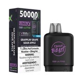 Graplin Grape Sour Apple Ice Flavour Beast Level X G2 Ultra 50k Disposable Vape Pod