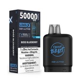 Boss Blueberry Ice Flavour Beast Level X G2 Ultra 50k Disposable Vape Pod