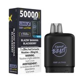 Blazin Banana Blackberry Ice Flavour Beast Level X G2 Ultra 50k Disposable Vaoe Pod