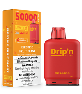 Electric Fruit Blast Drip’N Level X G2 Ultra 50k Disposable Vape Pod