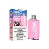 White Peach Ripper X by RUFPUF 75k Disposable Vape Pod