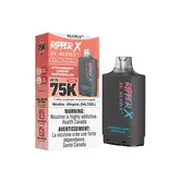 Strawberry Cherry Watermelon Ripper X by RUFPUF 75k Disposable Vape Pod