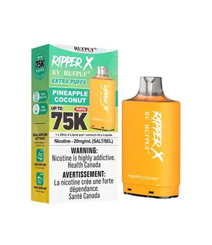 Pineapple Coconut Ripper X. Y RUFPUF 75k Disposable Vape Pod