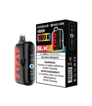 SK Rocky Vapor OxBar G100k Rechargeable Disposable