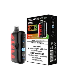 Cherry Watermelon Rocky Vapor OxBar G100k Rechargeable Disposable