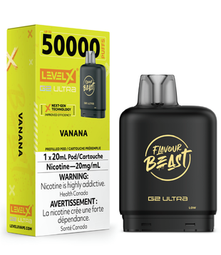 Vanana Flavoir Beast Level X G2 Ultra 50k Disposable Vape Pod